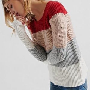 NWT Lucky Brand Women's Scoop Neck Pointelle